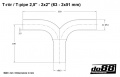 T-pipe 2,5'' - 2x2'' (63 - 2x51mm)