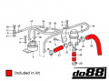 Porsche 930 Turbo Air injection hoses