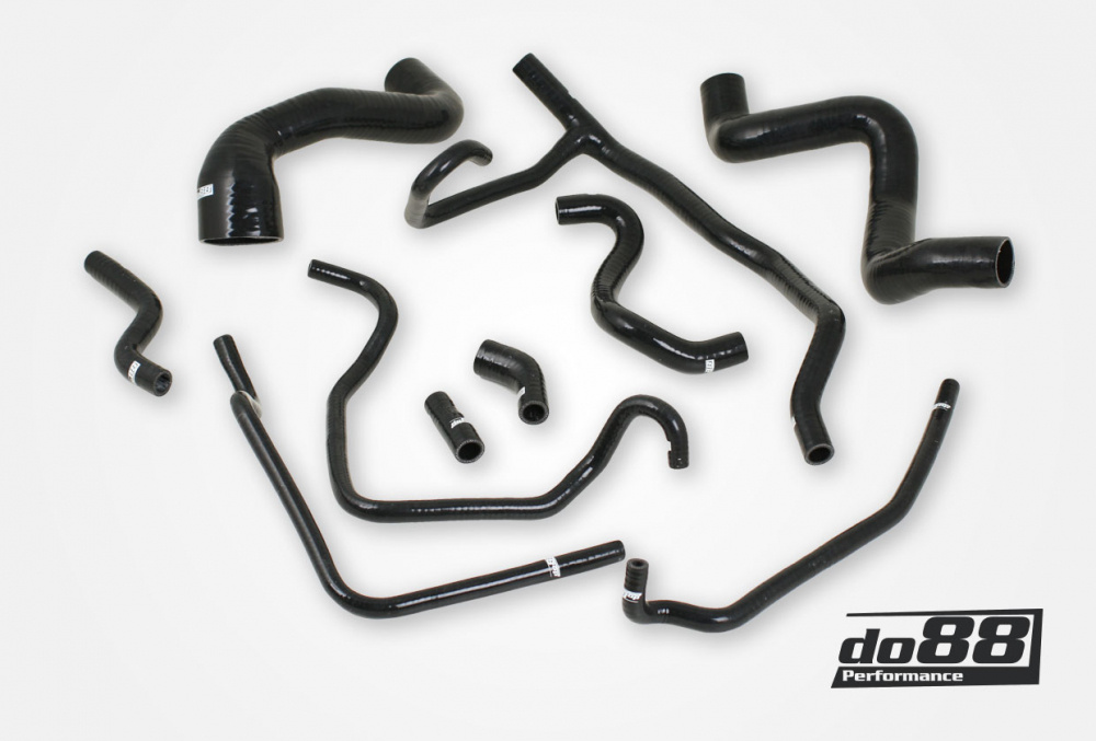 Porsche 968 Coolant hoses Black in the group By vehicle / Porsche / 968, 3.0 at do88 AB (do88-kit178S)