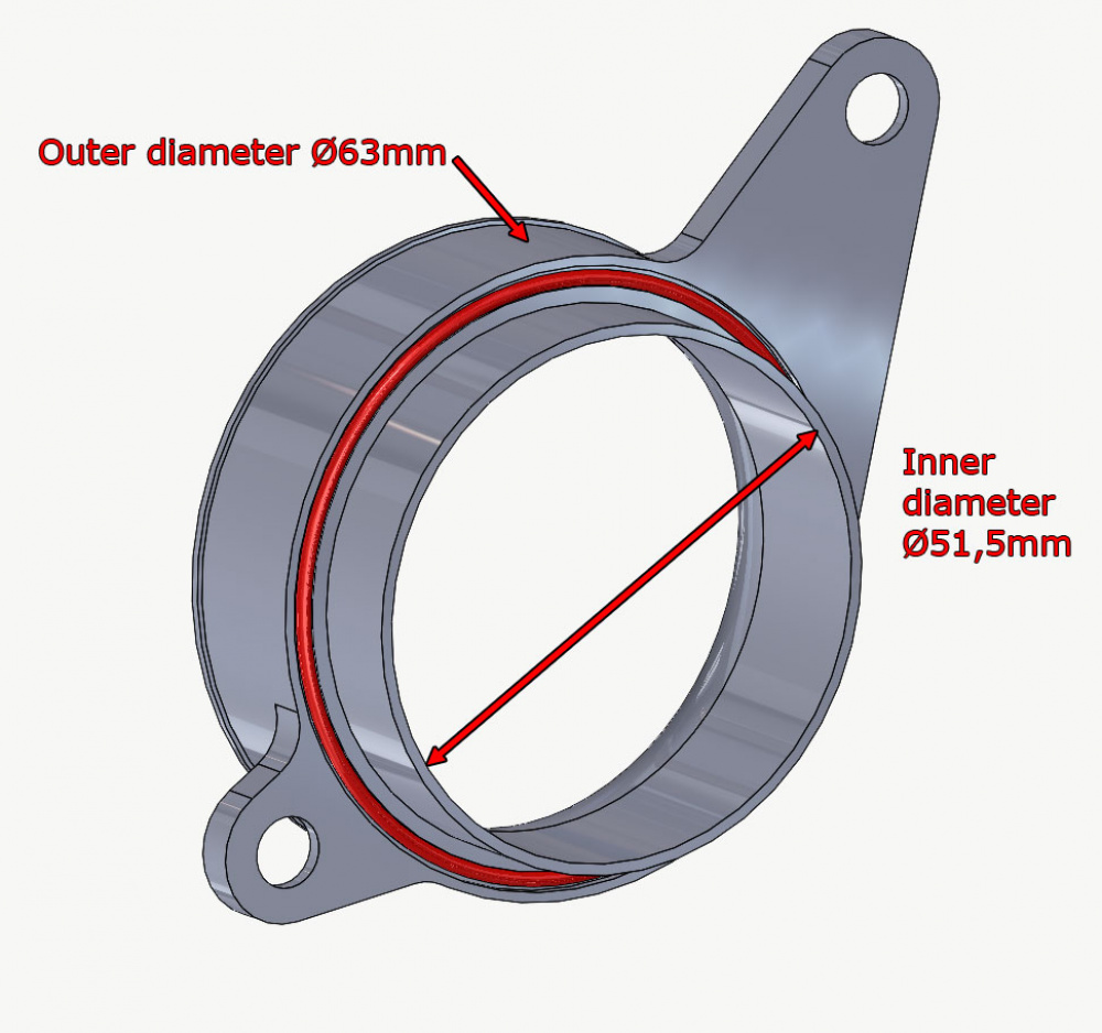 Porsche 911 Turbo (991) 2013- Inloppsslangar till turbon