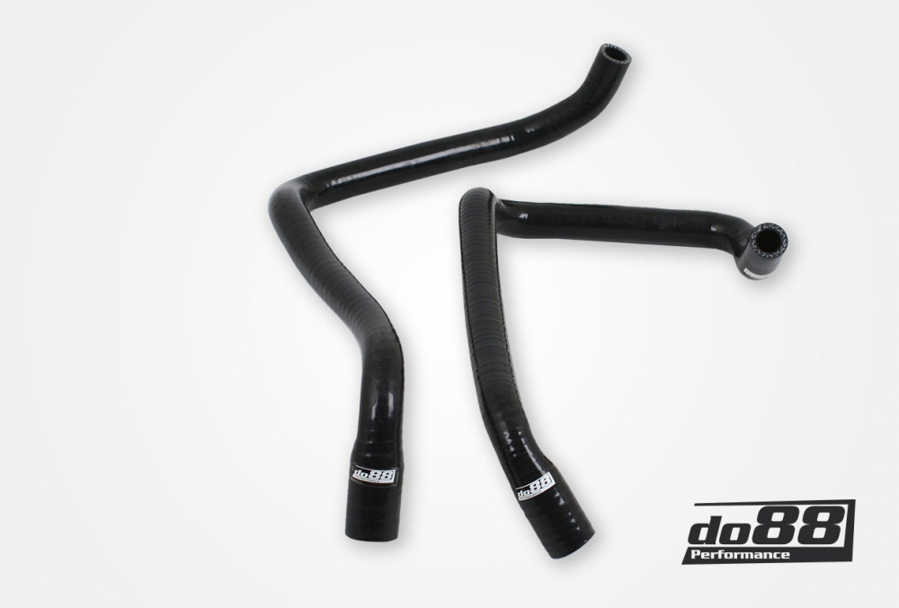 Volvo 740 760 780 940 960 D24 Heater hoses Black in the group By vehicle / Volvo / 740 940, (1985-1998) / 740 1985-1991, 940 without AC at do88 AB (do88-kit207S)